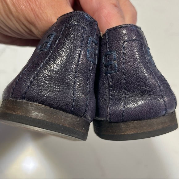 Frye Purple Leather Carson Cap Ballet Flats 6.5 - Picture 9 of 9